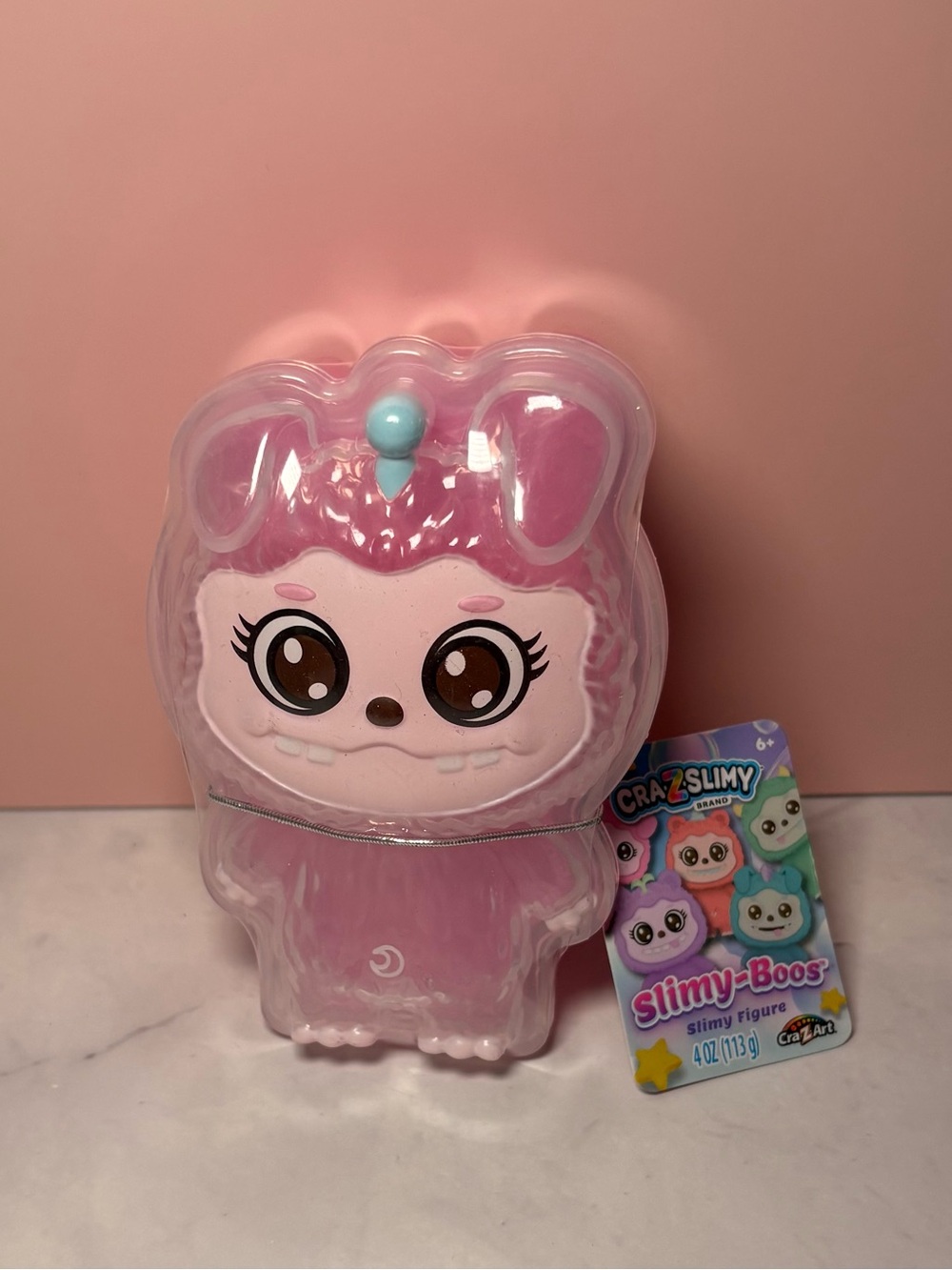 💗 Pink Slimy-Boos Slimy Figure